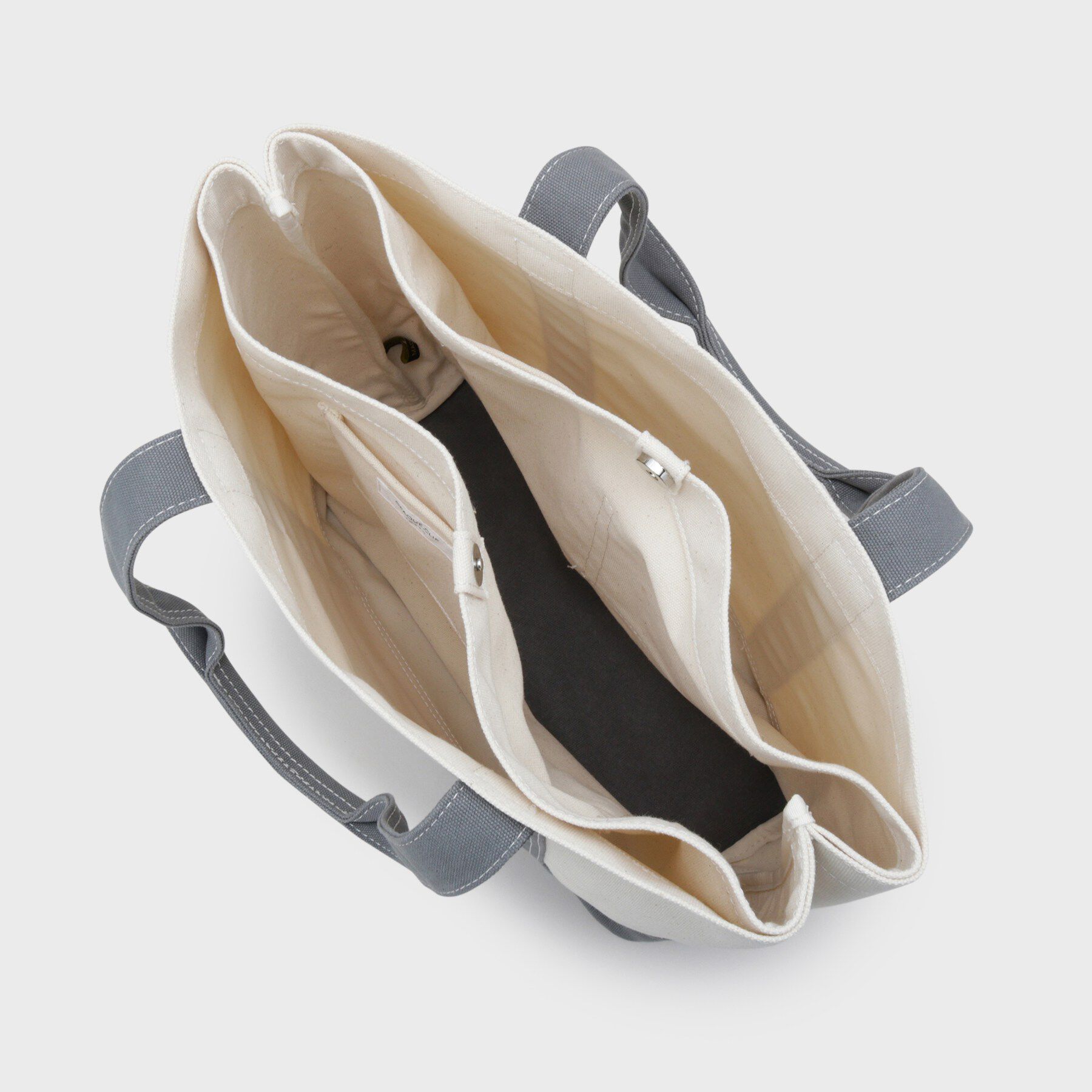 OPAQUE.CLIP「バイカラー帆布BIGトート」|トートバッグ|