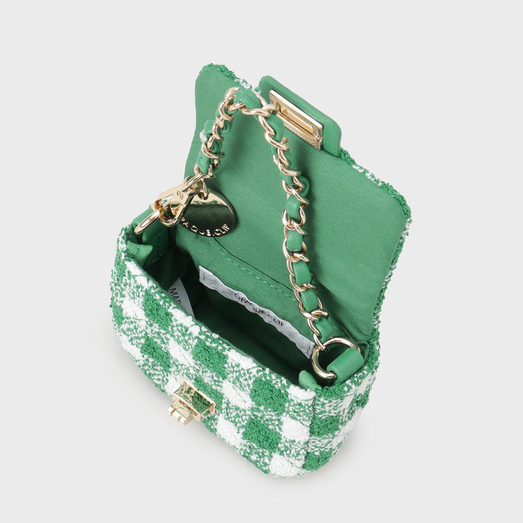 OPAQUE.CLIP「ダイヤキルトミニBAGチャーム」|キーケース|