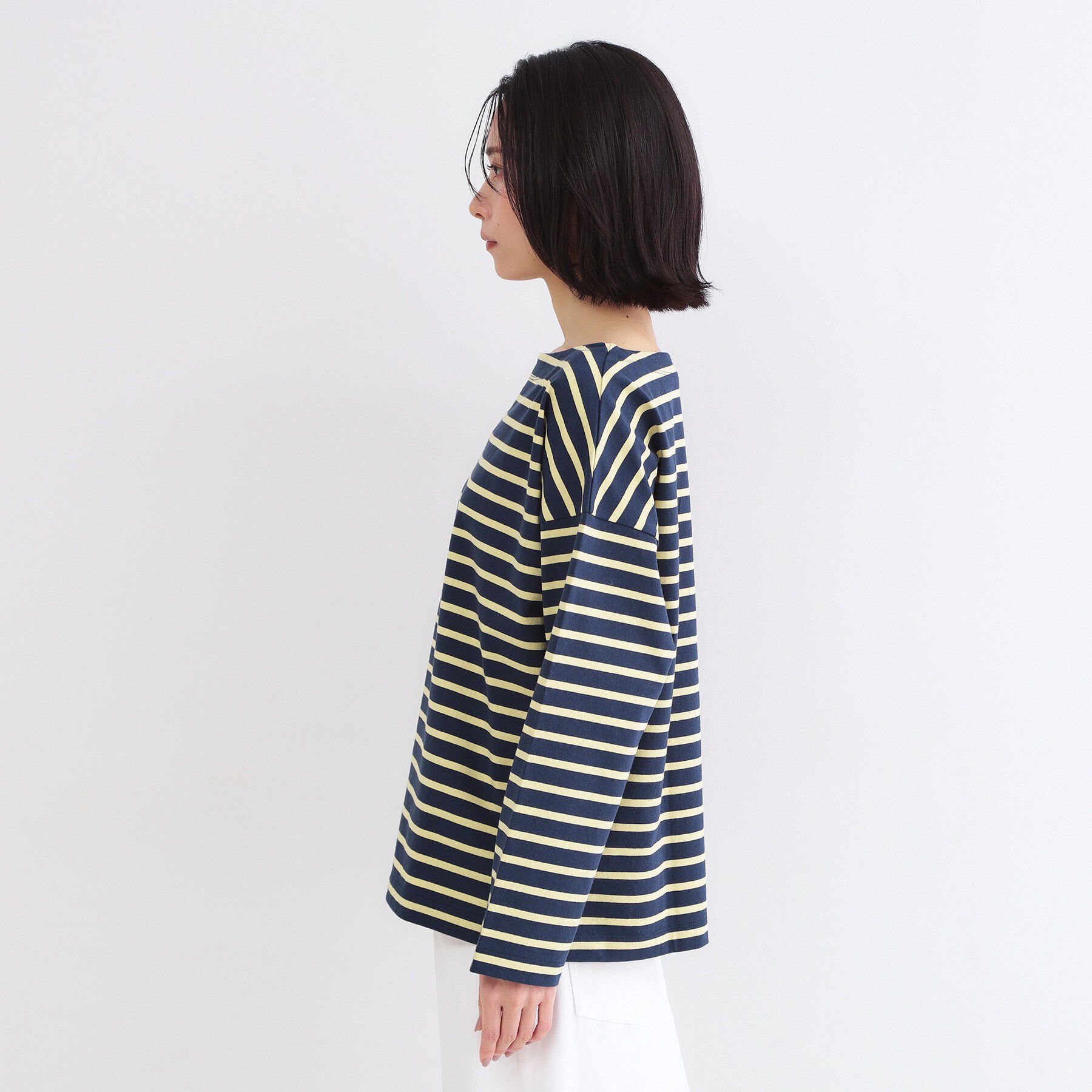 OPAQUE.CLIP「ボーダートップス【洗濯機OK】」|Tシャツ・カットソー|