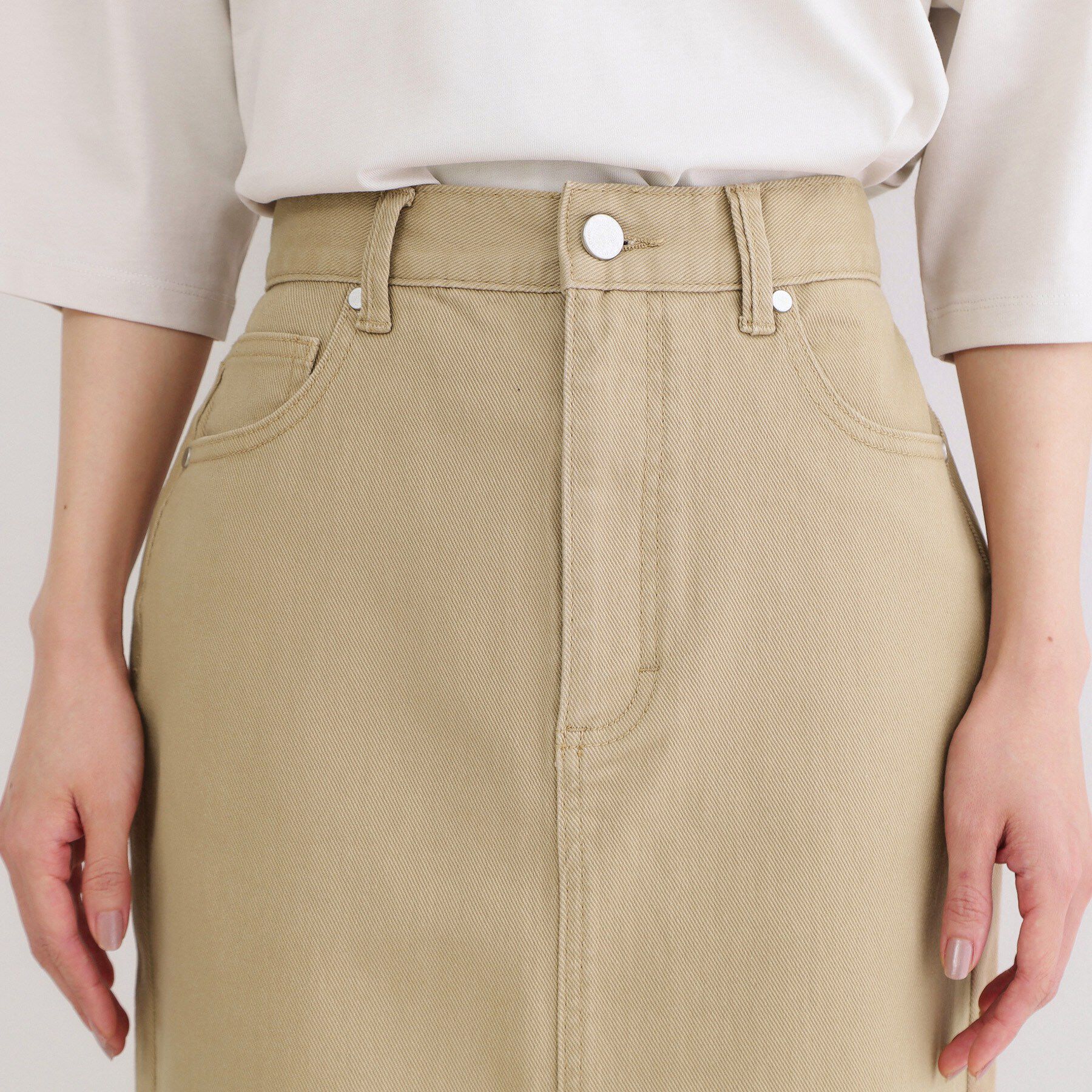 OPAQUE.CLIP「ストレッチタイトスカート【洗濯機OK】」|スカート|