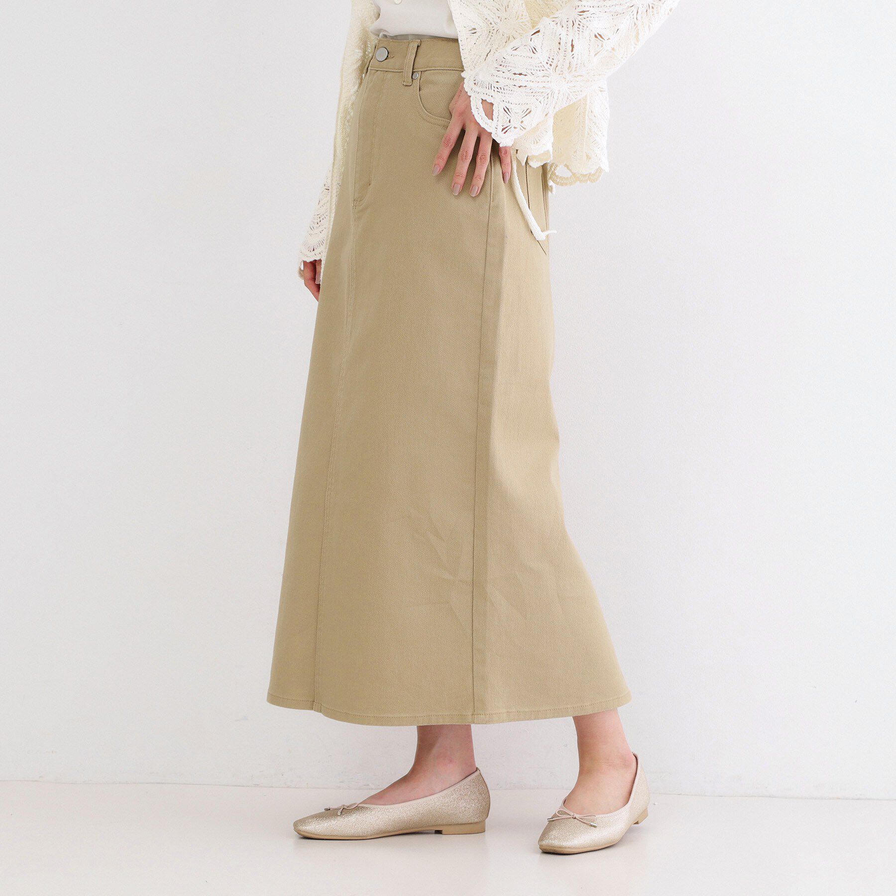 OPAQUE.CLIP「ストレッチタイトスカート【洗濯機OK】」|スカート|