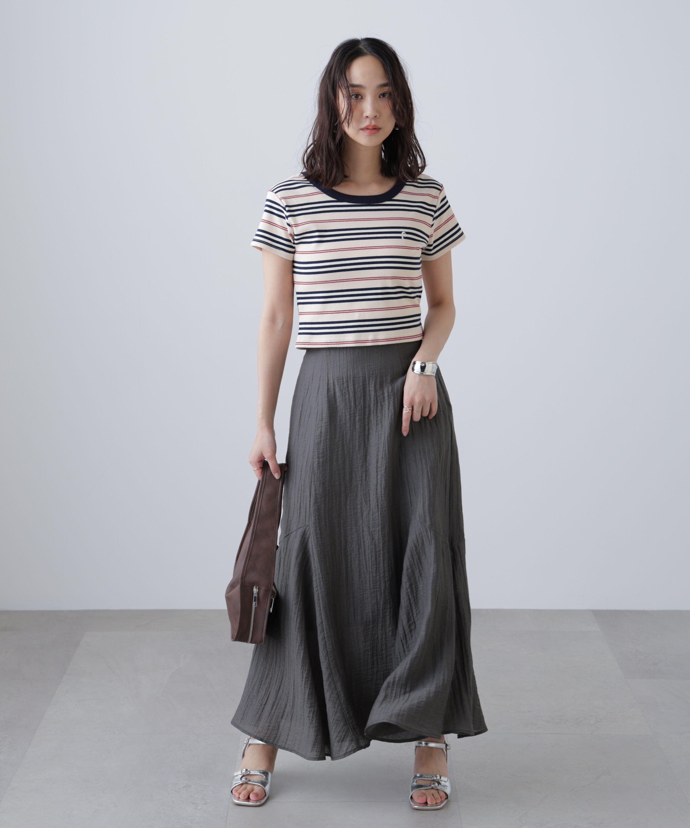  「アソートサイドフレアマーメイドスカート」|スカート|