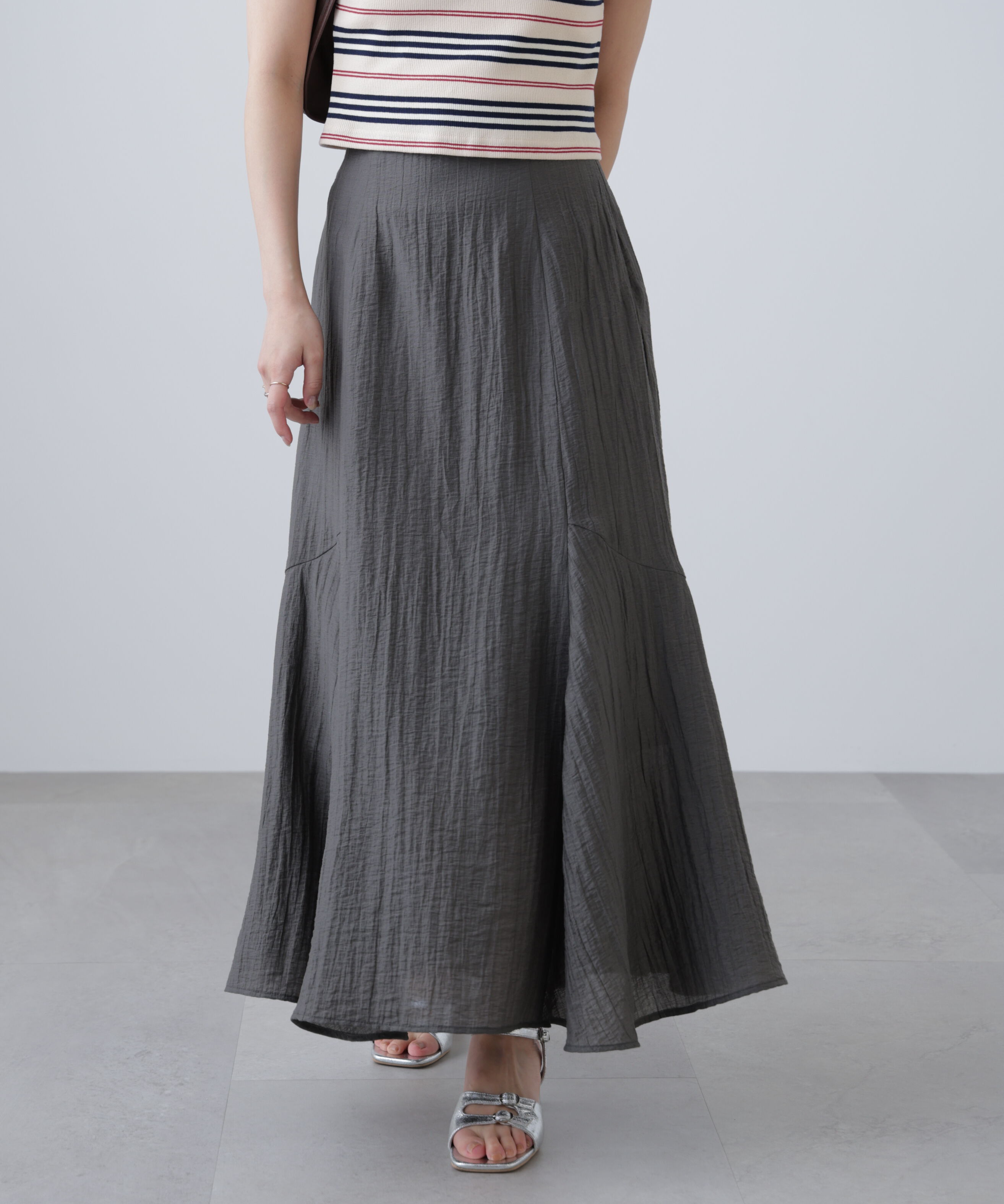  「アソートサイドフレアマーメイドスカート」|スカート|