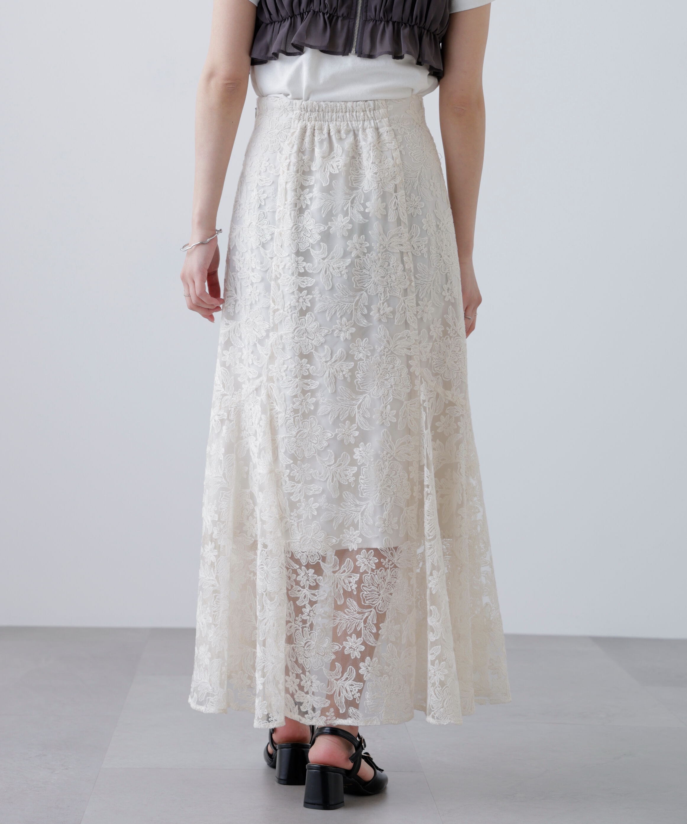  「アソートサイドフレアマーメイドスカート」|スカート|