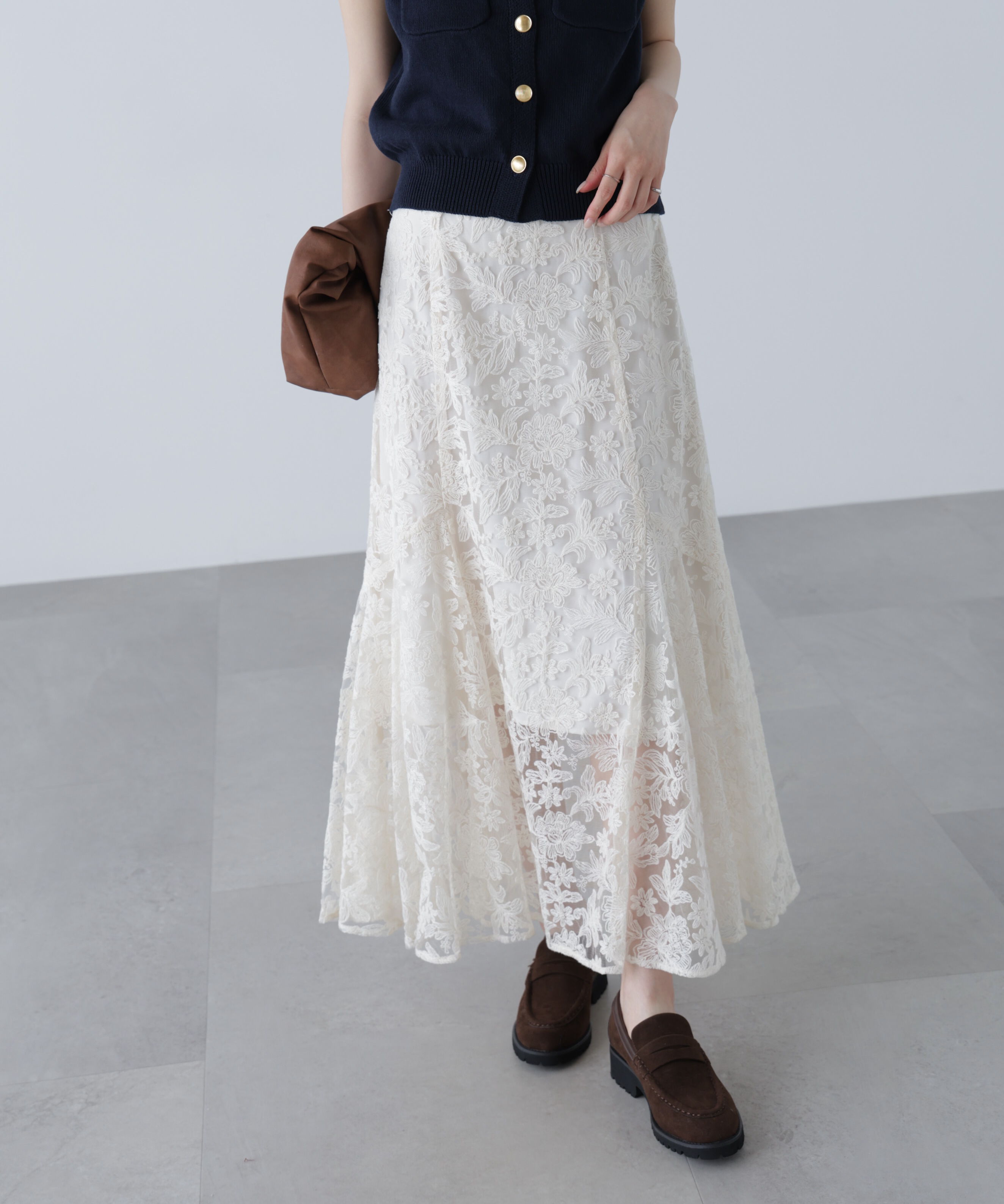  「アソートサイドフレアマーメイドスカート」|スカート|