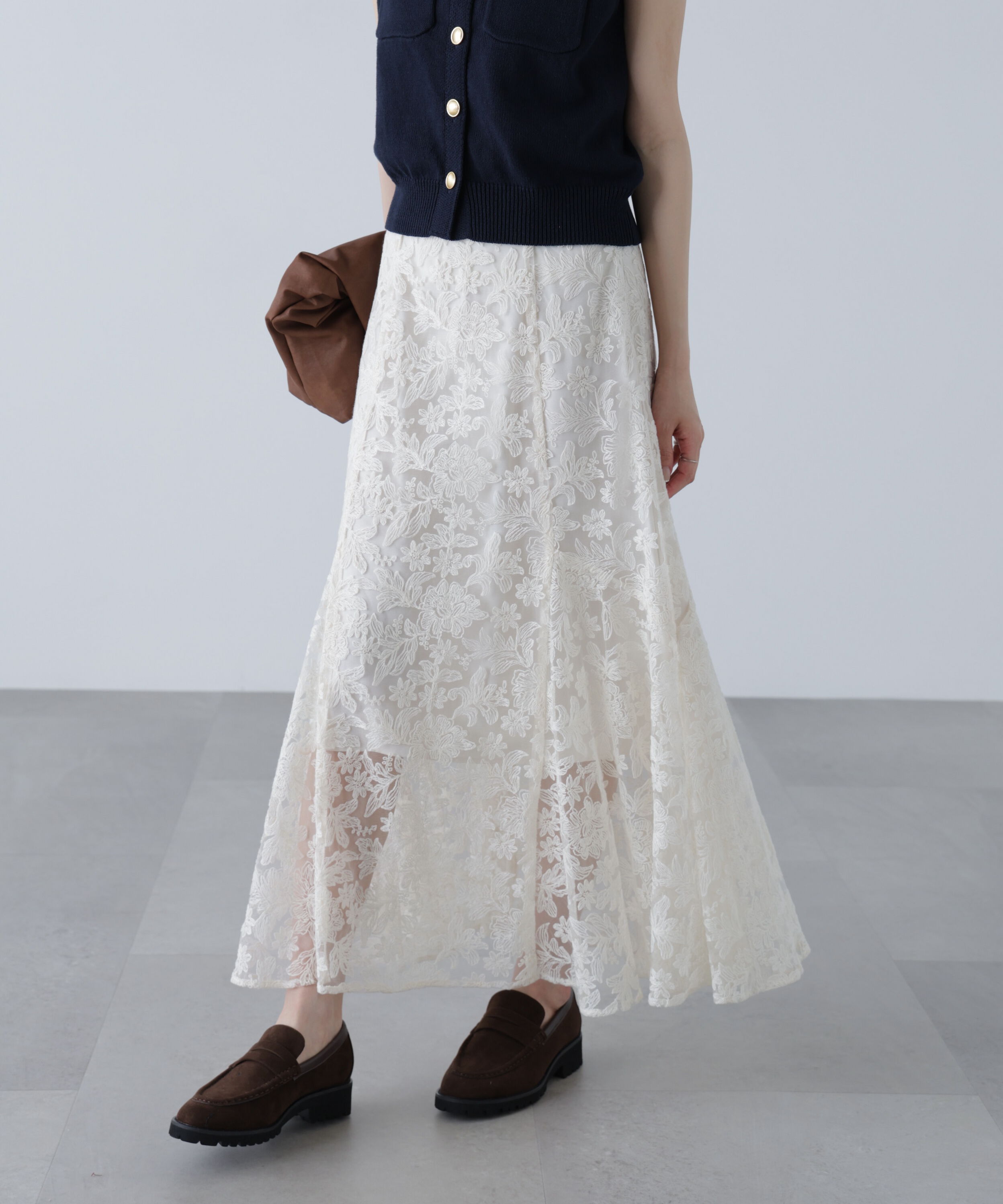  「アソートサイドフレアマーメイドスカート」|スカート|