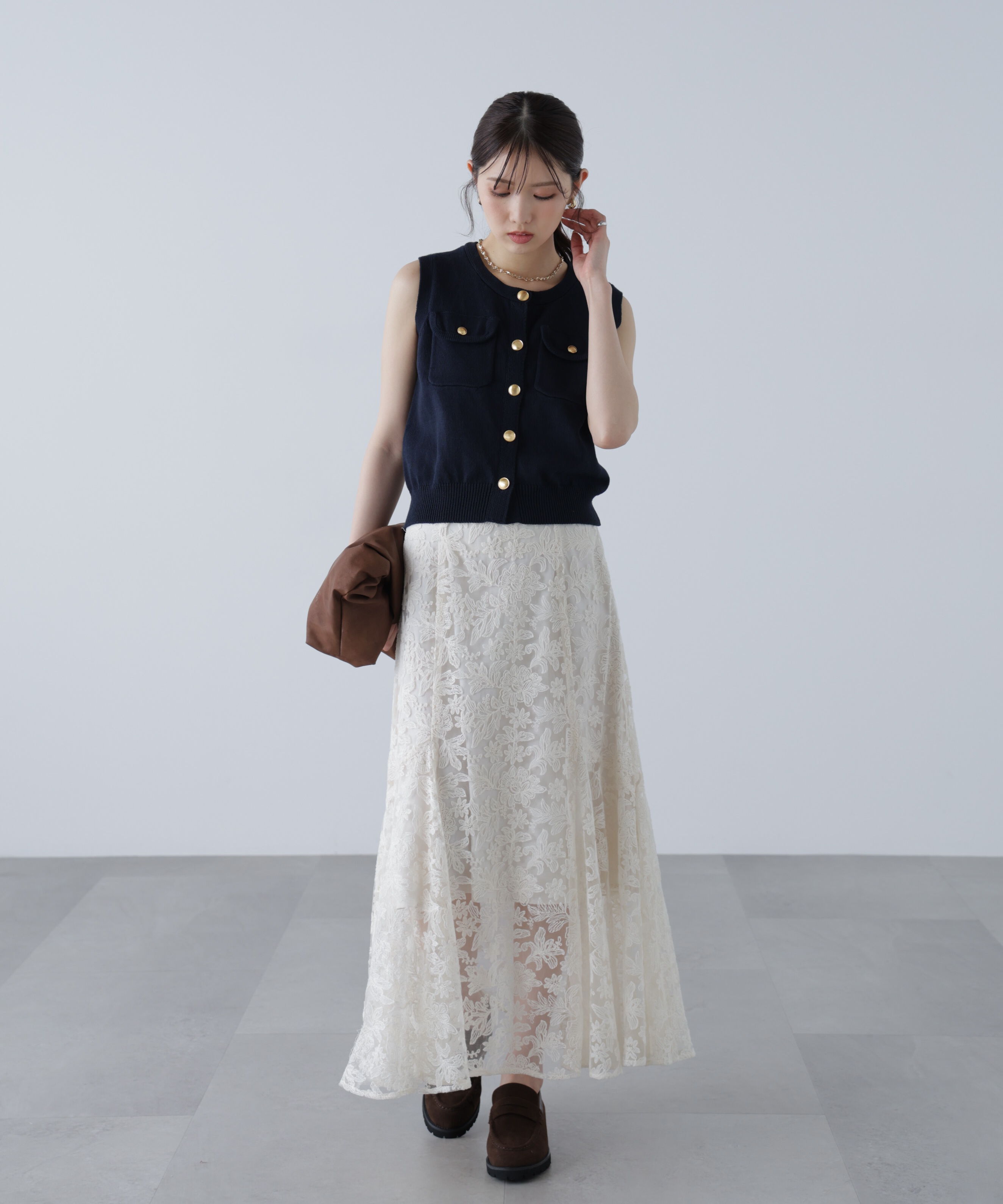  「アソートサイドフレアマーメイドスカート」|スカート|