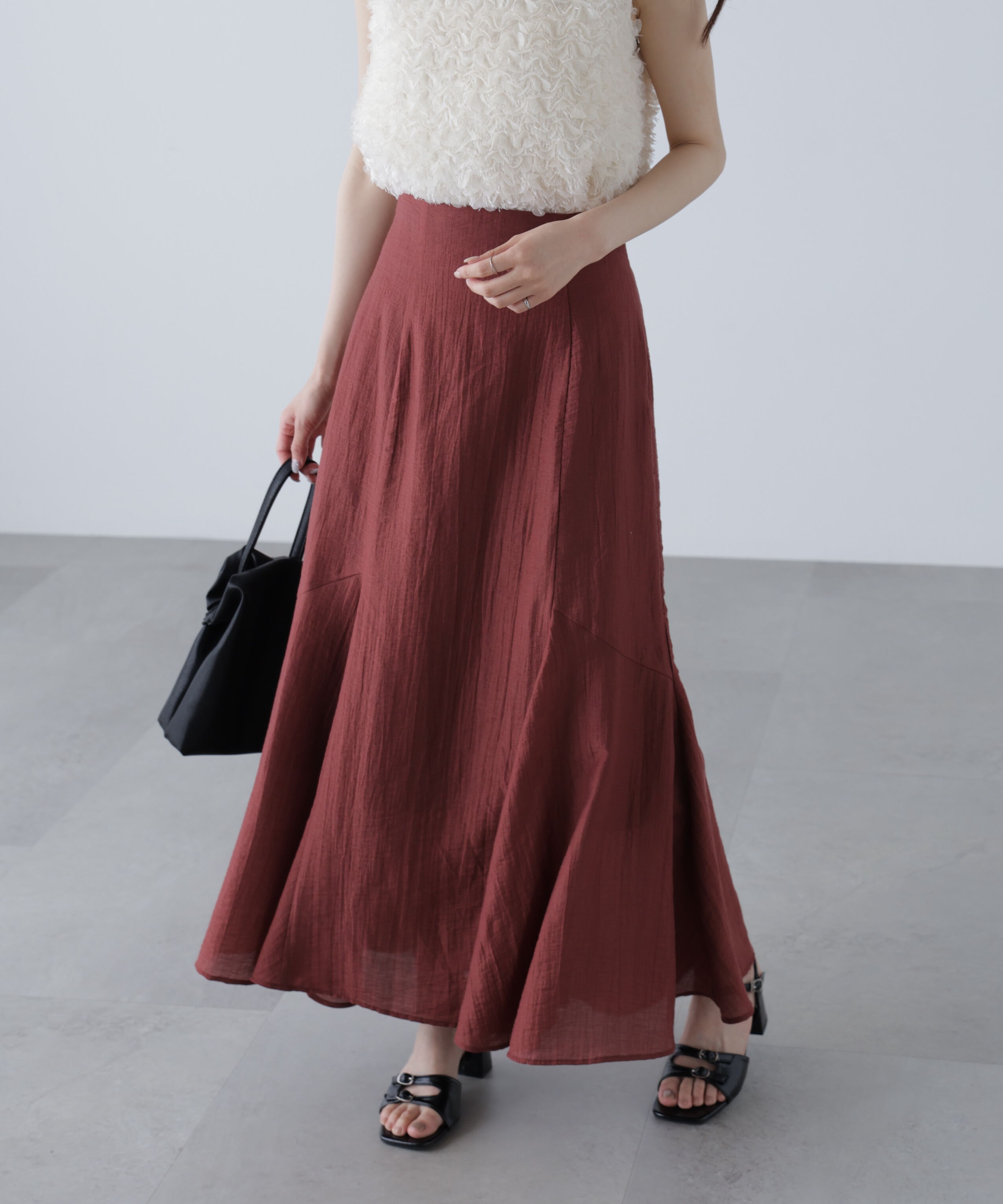  「アソートサイドフレアマーメイドスカート」|スカート|