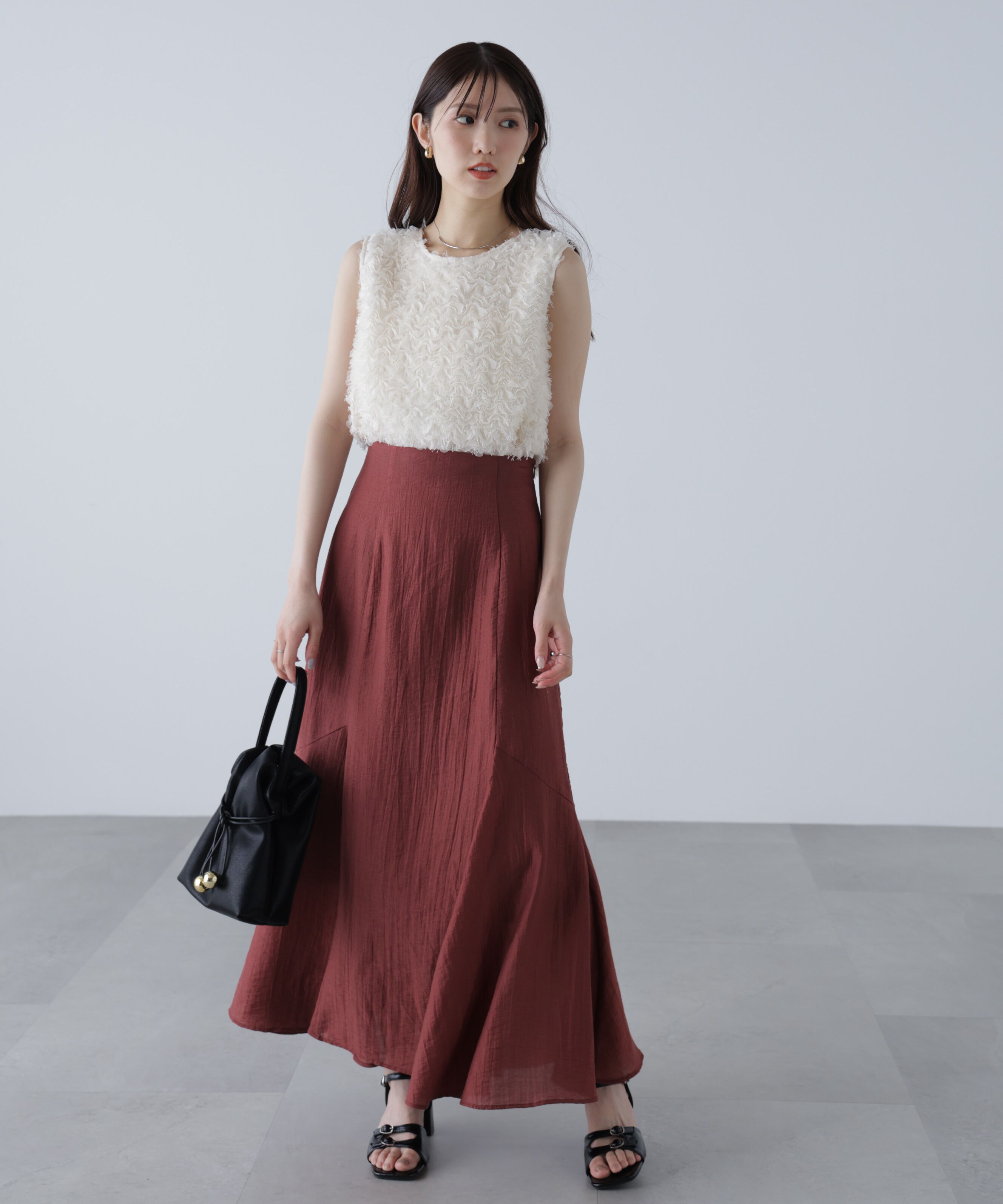  「アソートサイドフレアマーメイドスカート」|スカート|