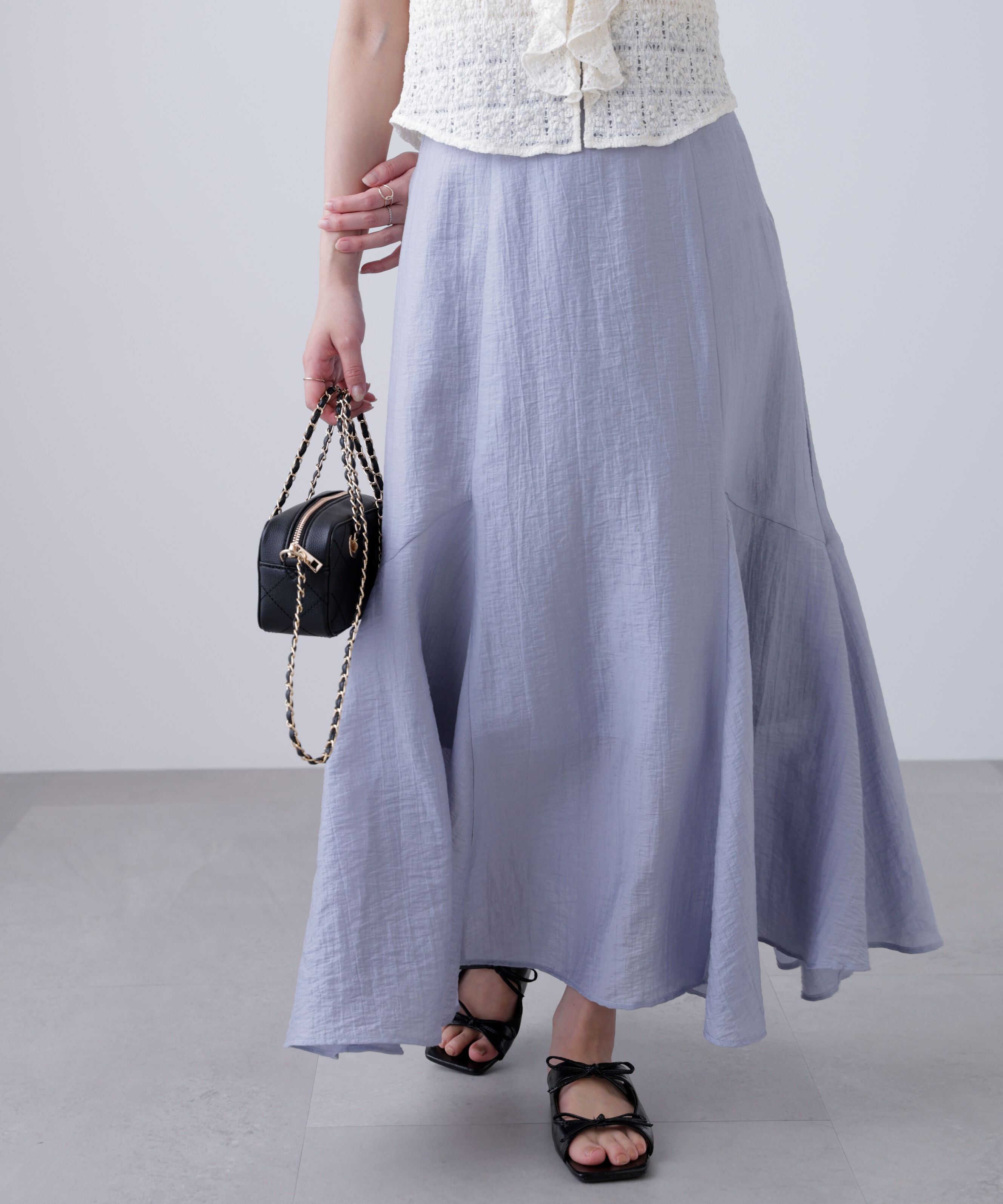  「アソートサイドフレアマーメイドスカート」|スカート|