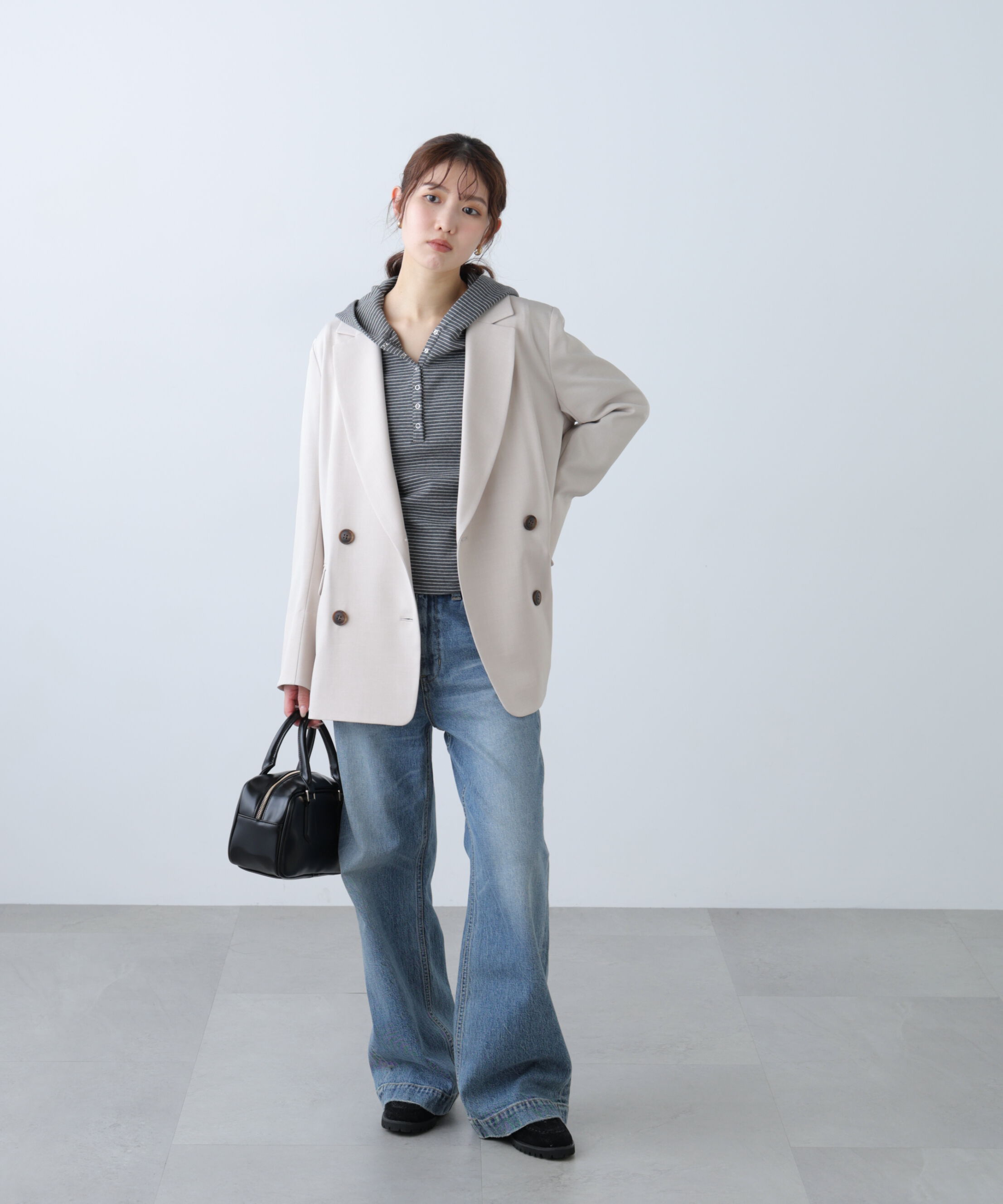  「梳毛調合繊ダブルブレストジャケット」|その他|