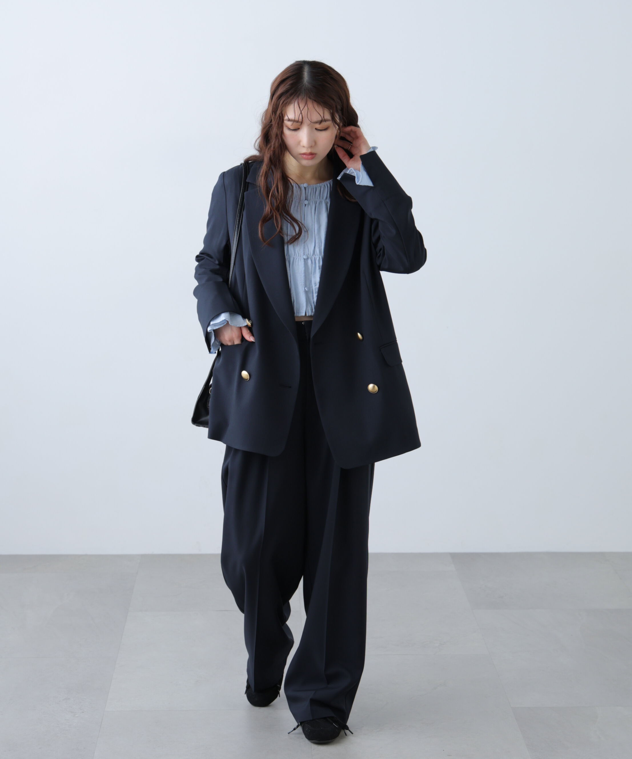  「梳毛調合繊ダブルブレストジャケット」|その他|