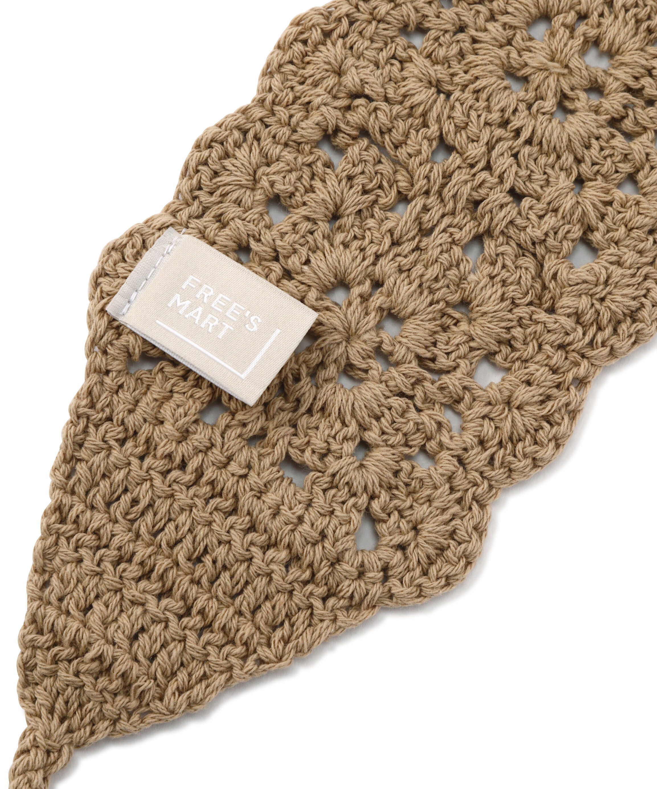  「クロシェ編みヘッドバンド」|ハンカチ|