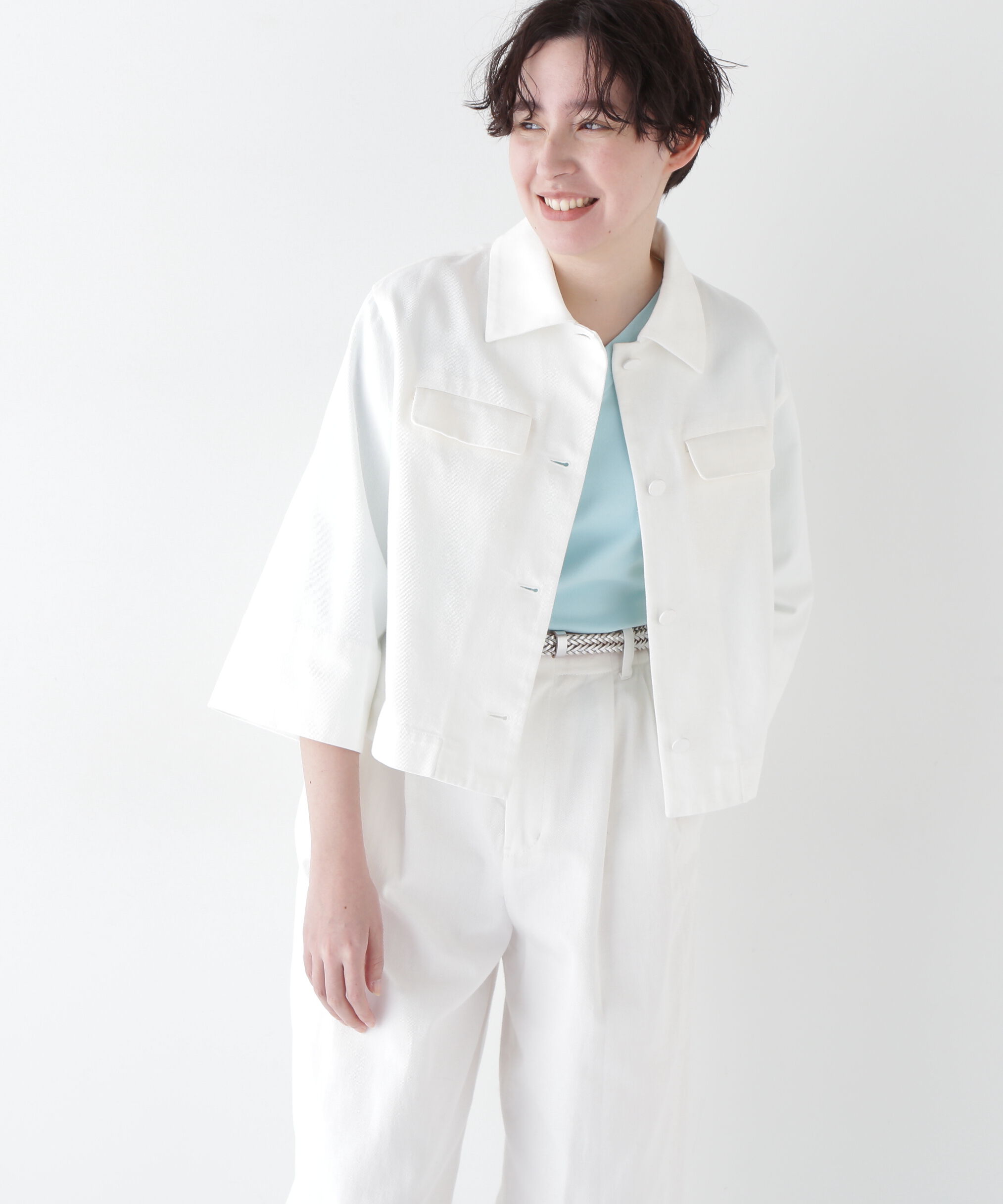  「◆コットン麻カツラキブラウス」|シャツ・ブラウス|