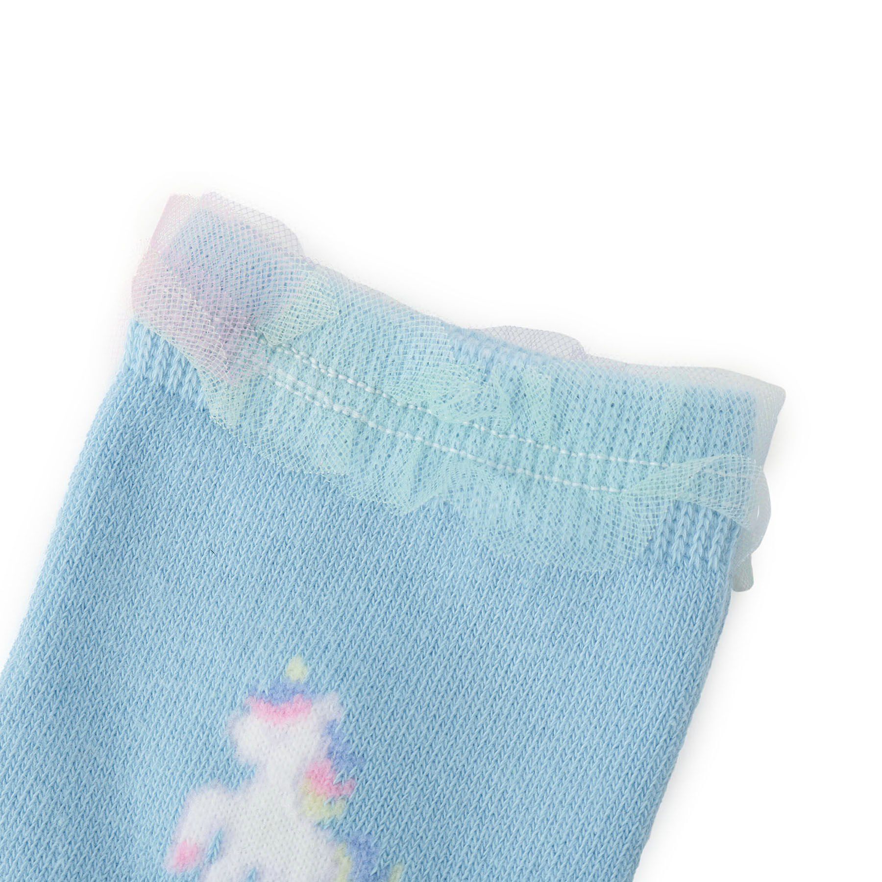 SHOO･LA･RUE「チュールフリルユニコーンクルー丈ソックス」|ソックス|