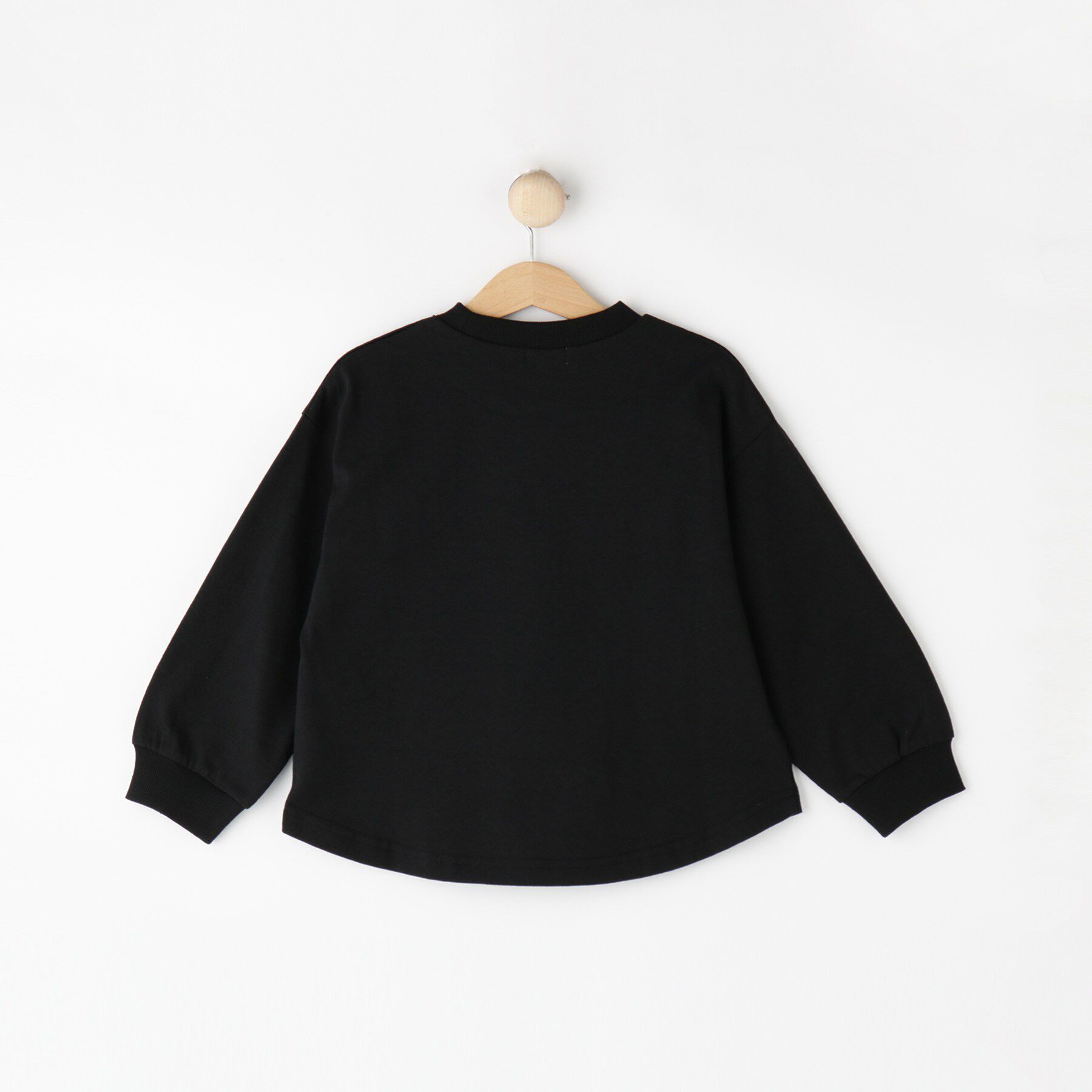 SHOO･LA･RUE「【100-150cm】レースリボン刺繍ロンT」|Tシャツ・カットソー|