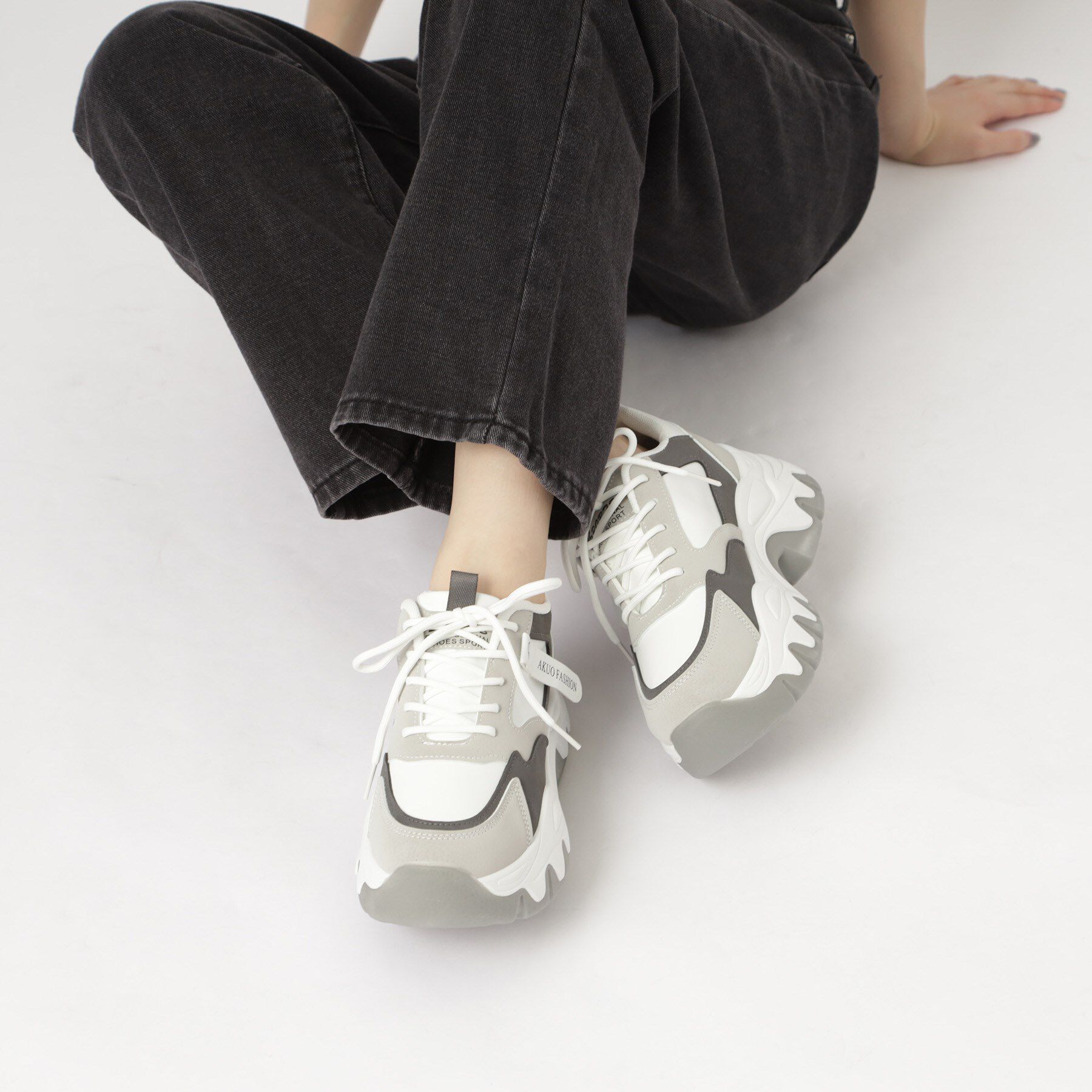 csT&P「厚底凸凹ソールスニーカー」|スニーカー|