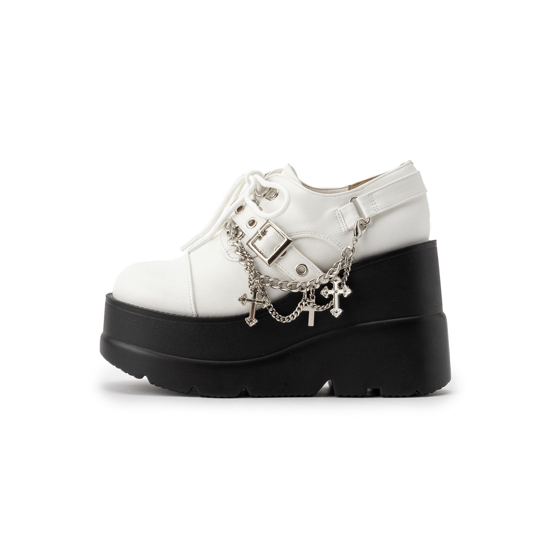 csT&P「厚底チェーン付きパンプス」|パンプス|