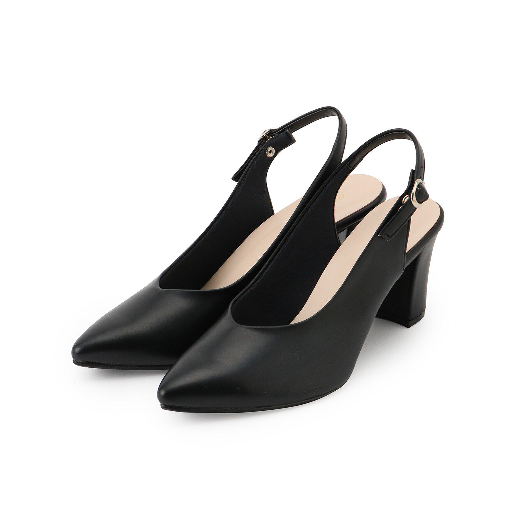 ESPERANZA「バックストラップパンプス」|パンプス|ﾌﾞﾗｯｸ(019)