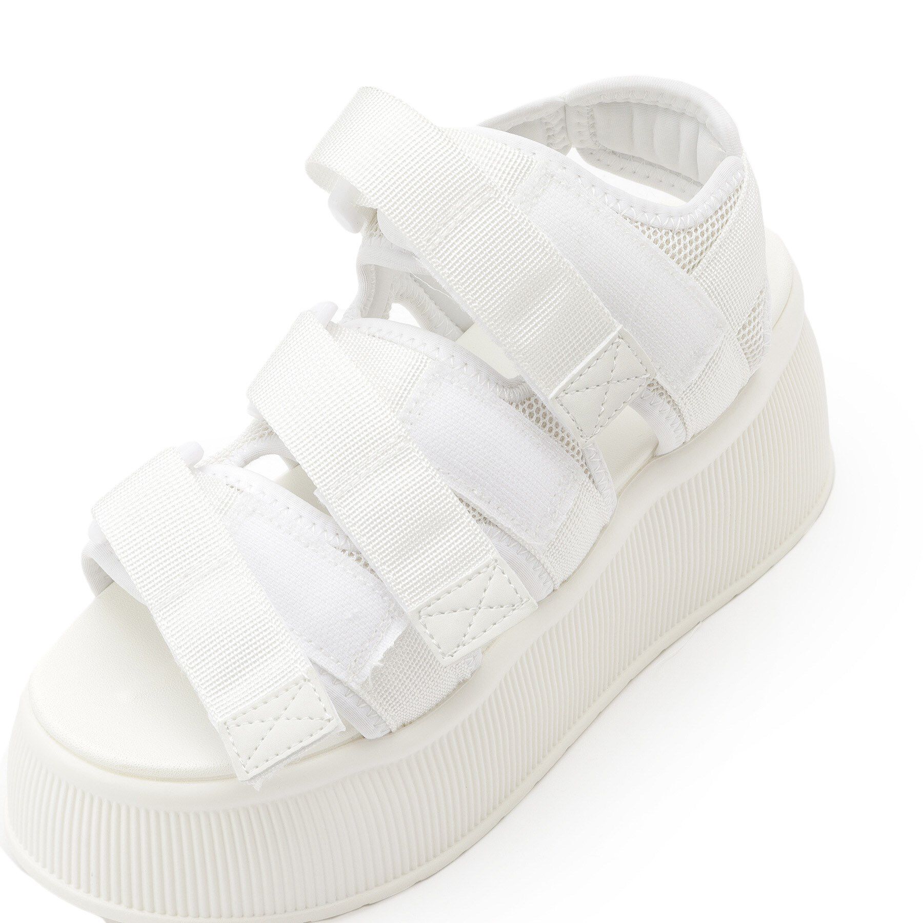 csT&P「厚底3本ベルトスポーツサンダル」|サンダル|