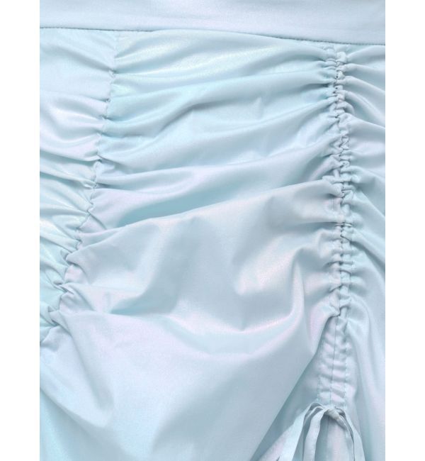 MERCURYDUO「オーロラ箔プリントドロストスカート」|スカート|