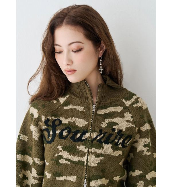 EVRIS「コンパクトジャガードニットトップス」|ニット・セーター|