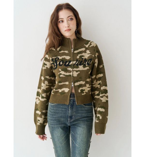 EVRIS「コンパクトジャガードニットトップス」|ニット・セーター|