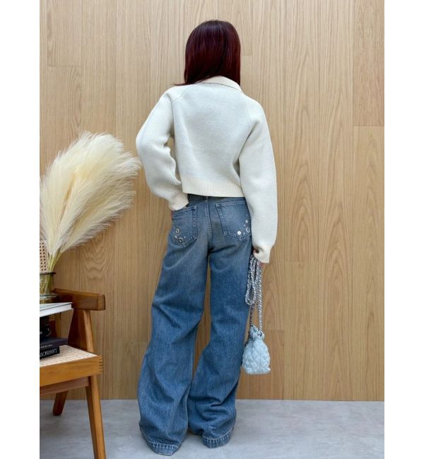 EVRIS「コンパクトジャガードニットトップス」|ニット・セーター|