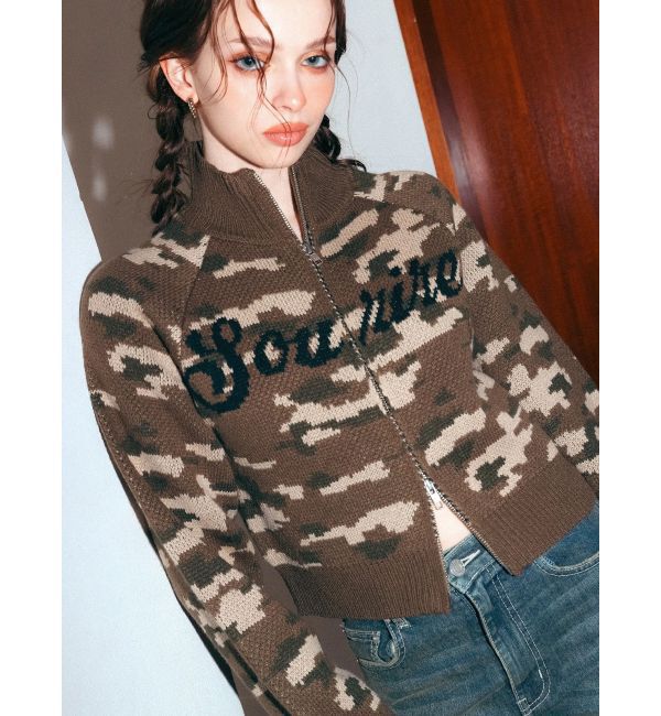 EVRIS「コンパクトジャガードニットトップス」|ニット・セーター|