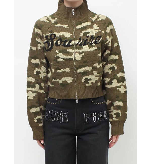 EVRIS「コンパクトジャガードニットトップス」|ニット・セーター|