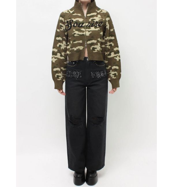 EVRIS「コンパクトジャガードニットトップス」|ニット・セーター|