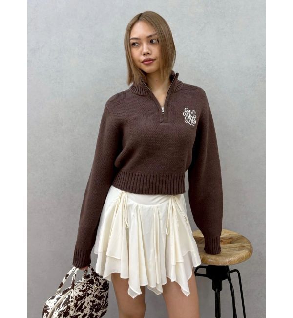 EVRIS「フリルリボンミニスカート」|スカート|