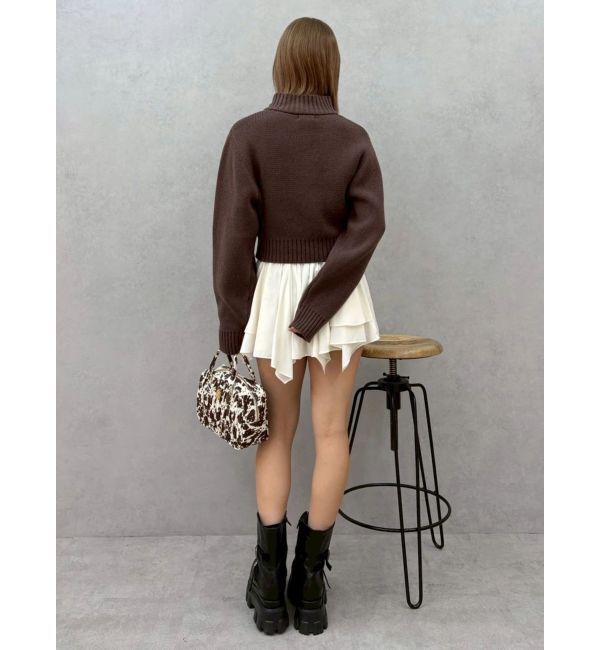 EVRIS「フリルリボンミニスカート」|スカート|