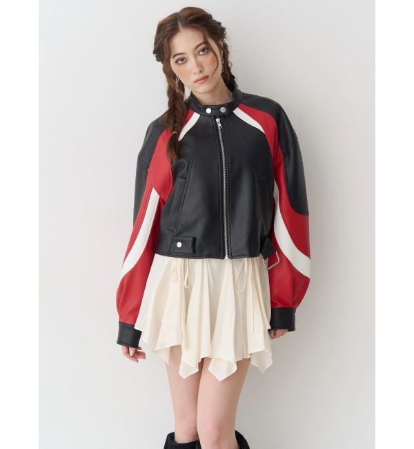 EVRIS「フリルリボンミニスカート」|スカート|