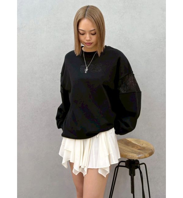 EVRIS「フリルリボンミニスカート」|スカート|