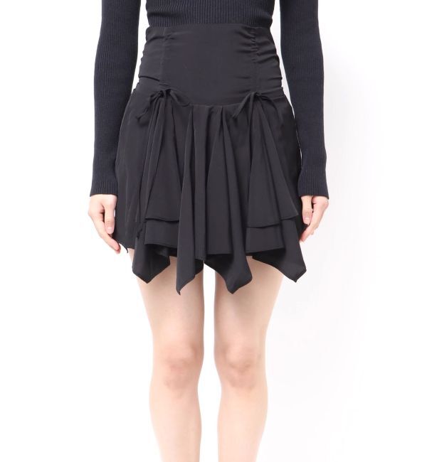 EVRIS「フリルリボンミニスカート」|スカート|
