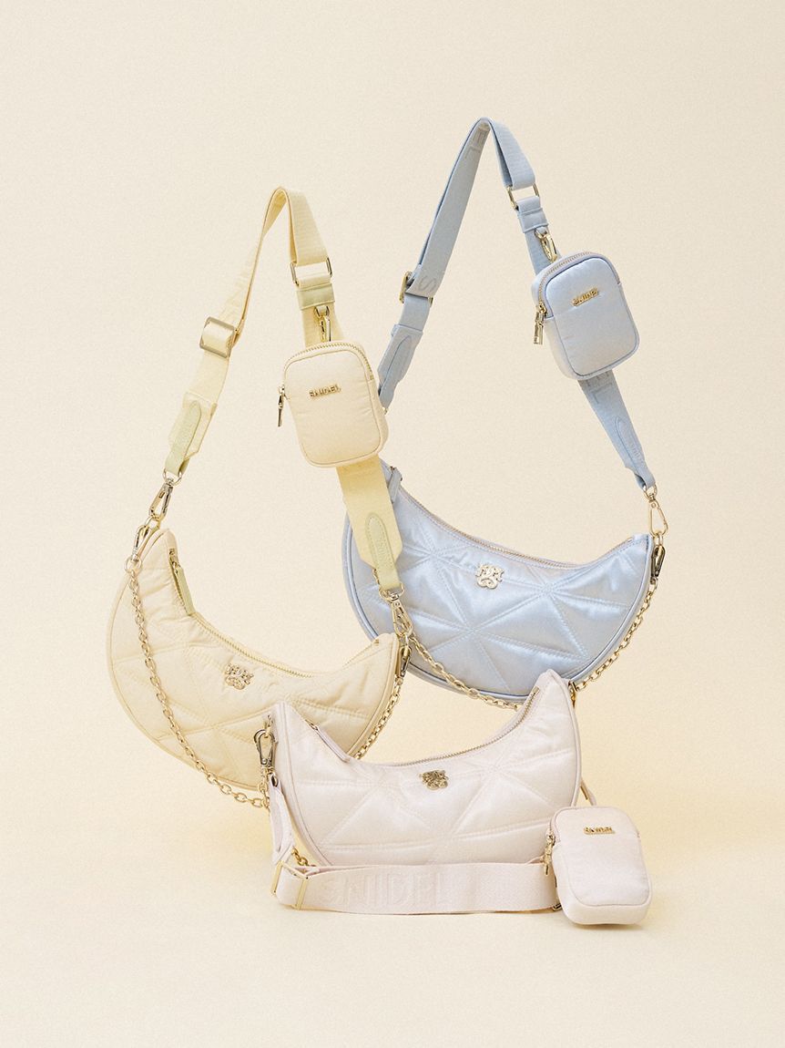 SNIDEL「【新色追加/WEB限定】マルチウェイムーンバッグ」|ショルダー・メッセンジャー|