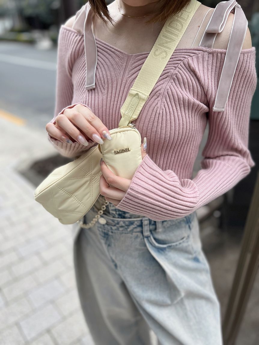 SNIDEL「【新色追加/WEB限定】マルチウェイムーンバッグ」|ショルダー・メッセンジャー|