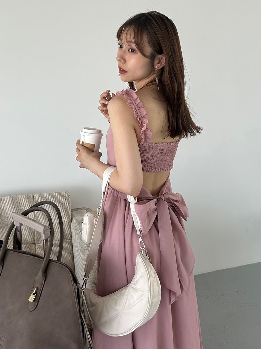 SNIDEL「【新色追加/WEB限定】マルチウェイムーンバッグ」|ショルダー・メッセンジャー|