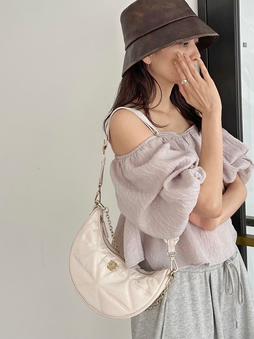 SNIDEL「【新色追加/WEB限定】マルチウェイムーンバッグ」|ショルダー・メッセンジャー|