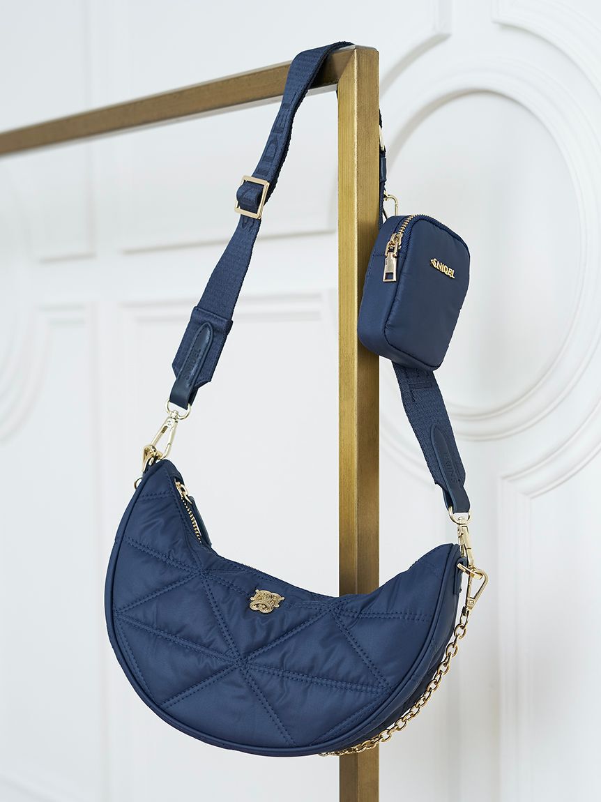 SNIDEL「【新色追加/WEB限定】マルチウェイムーンバッグ」|ショルダー・メッセンジャー|NVY