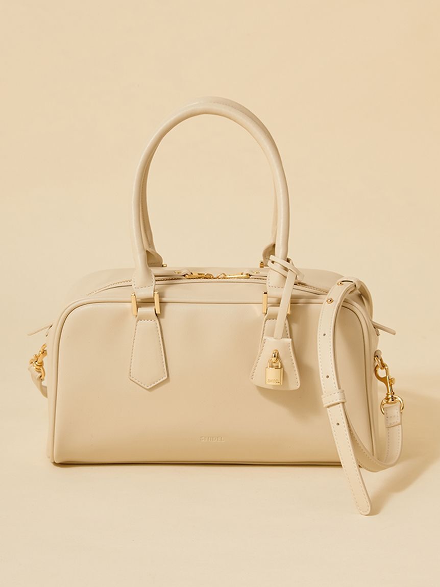 SNIDEL「パドロックチャームボストン」|ボストンバッグ|IVR