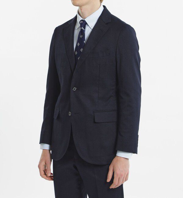 MACKINTOSH PHILOSOPHY「【24年秋冬モデル】トロッター ジャケット#000（ナンバーゼロ）バーズアイストレッチ　リサイクル」|テーラードジャケット|