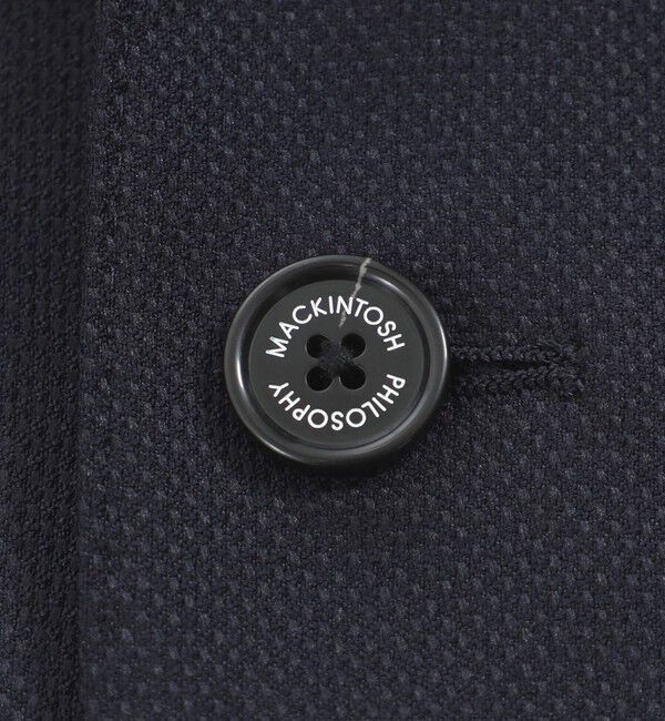 MACKINTOSH PHILOSOPHY「【24年秋冬モデル】トロッター ジャケット#000（ナンバーゼロ）バーズアイストレッチ　リサイクル」|テーラードジャケット|