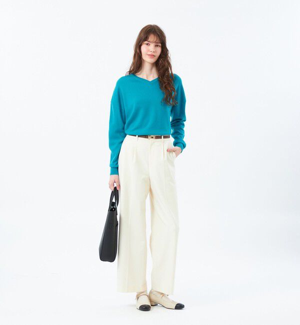 MACKINTOSH PHILOSOPHY「ウールカシミヤVネックプルオーバー」|ニット・セーター|