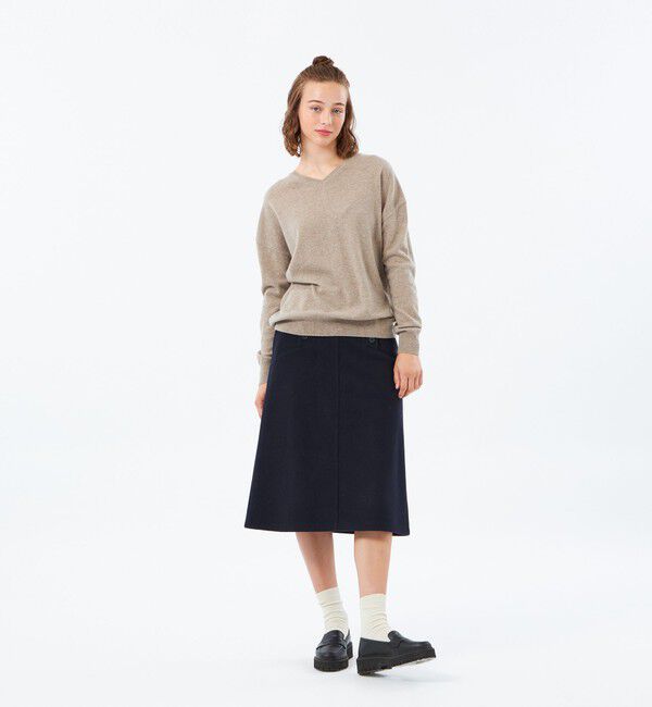 MACKINTOSH PHILOSOPHY「ウールカシミヤVネックプルオーバー」|ニット・セーター|