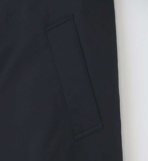 MACKINTOSH PHILOSOPHY「高密度ストレッチツイル/パテッドWELLINGTON BT short(ウェリントンボタンスルーショート)」|ステンカラーコート|