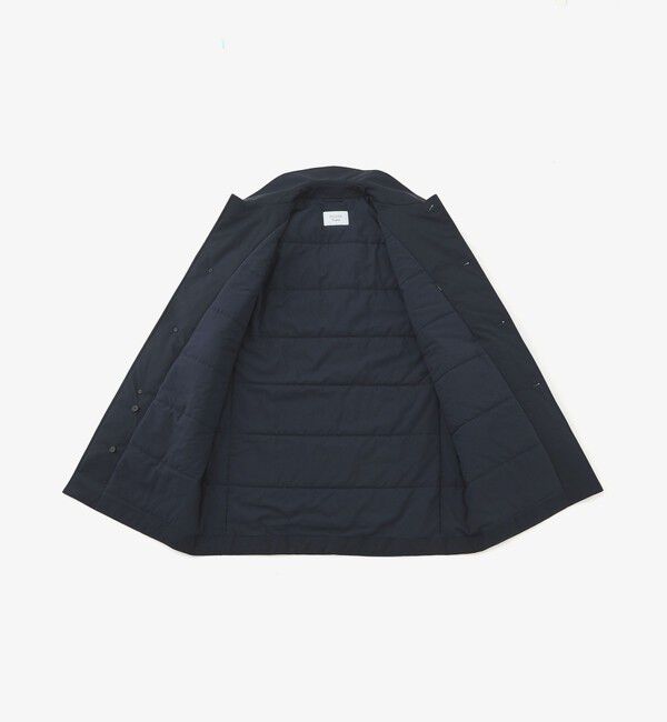 MACKINTOSH PHILOSOPHY「高密度ストレッチツイル/パテッドWELLINGTON BT short(ウェリントンボタンスルーショート)」|ステンカラーコート|