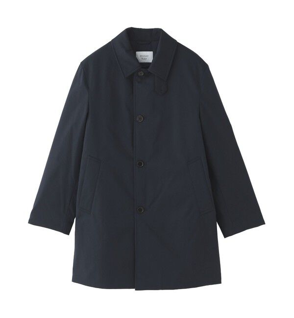 MACKINTOSH PHILOSOPHY「高密度ストレッチツイル/パテッドWELLINGTON BT short(ウェリントンボタンスルーショート)」|ステンカラーコート|