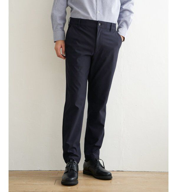 ikka「GOKUラク EASYSTRECH SLACKS」|その他|ネイビー